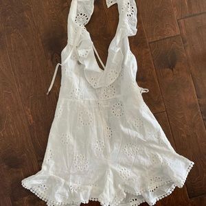 cute white romper